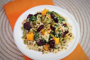 Quinoa Florentine Recipe | Healthy Kids Here Cookbook | National Nutrition Month