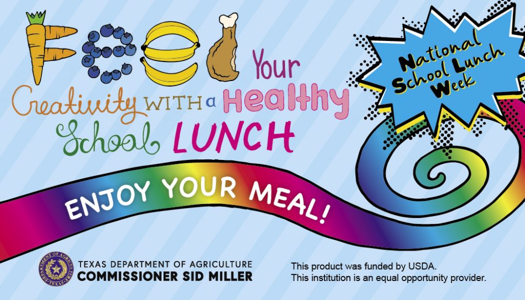 National School Lunch Week 2021Official Poster