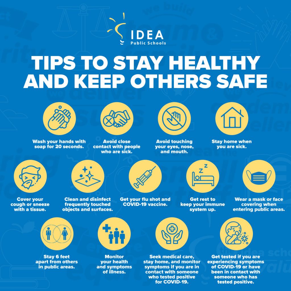 10 Tips to Stay Healthy This Holiday Season | COVID-19 Safety Tips | IDEA Public Schools