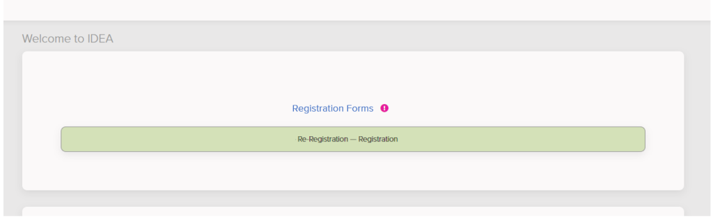 Step 2 for Reregistration process